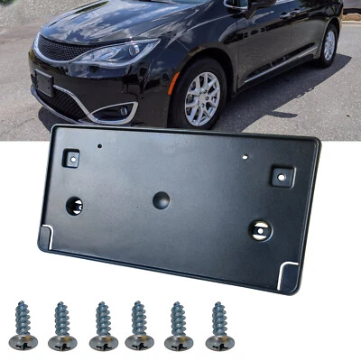 For Chrysler Pacifica 2017-2020 Front License Plate Tag Mounting Bracket Holder Foto 1 de 4