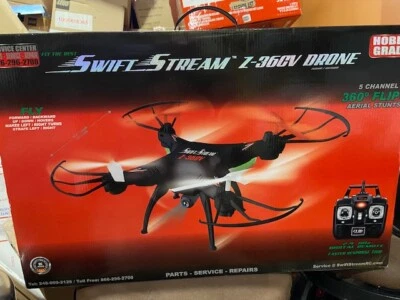 Swift Stream Z-36CV 2.4GHz 5-Channel RC DRONE with Camera + 2GB Memory Card - Image 1 of 2