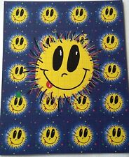 Blotter Art: Smiley´s ~ psychedelic goa acid-Artwork, Perfored in 500 Tabs/Hits