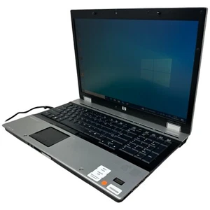 PC Portatile Notebook Usato 17” HP 8730W Core 2 4Gb Ram 128Gb SSD Win 10 - Afbeelding 1 van 7