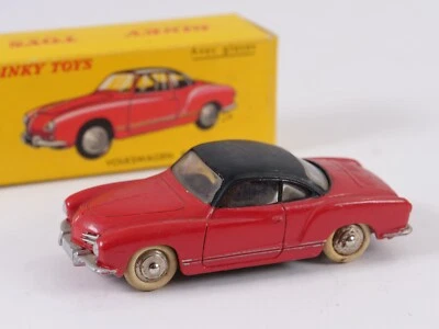 Dinky Toys F N.24M Volkswagen Karmann Ghia VW Scatola - Immagine 1 di 4