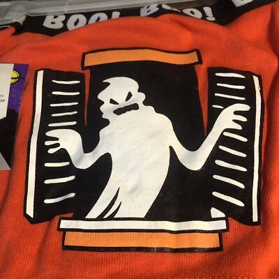 Boxeo/pantalones cortos de Halloween para hombre naranja talla mediana ¡Boo!-¡Boo!�� Foto 1 de 4