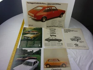 Austin Marina 60er-70er Jahre Autohaus Info Werbung Ausschnitte Lot Prospekt A2 - Bild 1 von 10