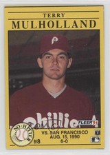 1991 Fleer Box Bottoms Terry Mulholland #8