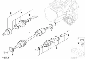 MINI Genuine Interior Bellows Repair Kit Spare Fits R52 R50 R53 31600002882 - Picture 1 of 5