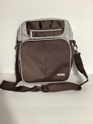 Bolso Mensajero Bandolera Olympia USA Total Travel Companion 13.5" Marrón Foto 1 de 4