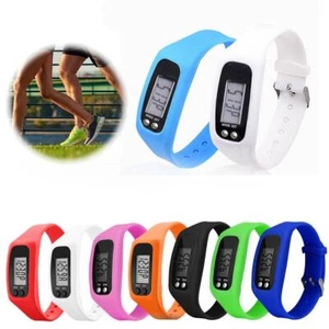 LCD Wrist Watch Pedometer Sports Step Distance Calorie C ounter Bracelet Digital - Picture 1 of 26