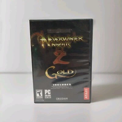 Neverwinter Nights 2 Gold. Forgotten Realms PC DVD-ROM. Complete + Manual. Atari - Image 1 of 4