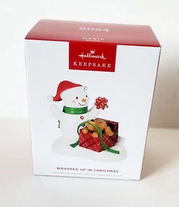Hallmark Keepsake Ornament 2024 Magic Wrapped Up In Christmas - Picture 1 of 5