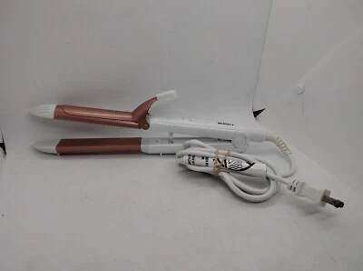Cortex Beauty - 2-In-1 Smooth & Curl - Flat Iron / Curler - White / Rose Gold - Image 1 of 4
