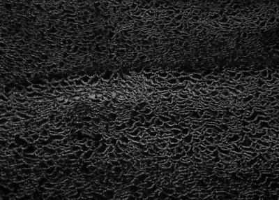 Kunstfell Webpelz Schwarz mit Persianer Struktur Meterware Jacke Decke 209991 - Bild 1 von 4