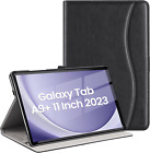  Für Samsung Galaxy Tab A9 Plus 11 Zoll 5G 2023 Hülle, Premium PU Leder Abdeckung wi