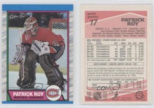 1989-90 O-Pee-Chee Tembec Test Patrick Roy #17 HOF
