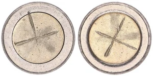 EU / Belgien ohne Jahr Fehlprägung unbeprägter 2 Euro Rohling mit Randschr 83140 - Bild 1 von 1