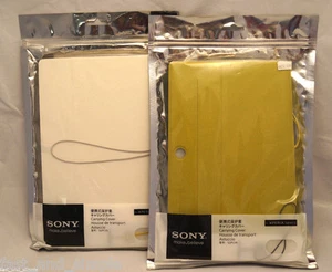 Lot of 2 NEW Sony Carrying Covers for Xperia Tablet S White & Green SGPCV4 - Picture 1 of 4