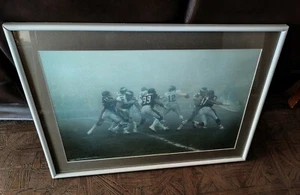 Randall Cunningham Philadelphia Eagles FOG BOWL 35x26 BIG Photo Framed 12/31/88 - Picture 1 of 3