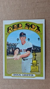 1972 Topps DOUG GRIFFIN Card #703 BOSTON RED SOX - Foto 1 di 2