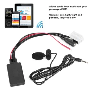 ′12-poliger -Audiokabel-Auto-AUX-Adapter-Anschluss Und Mikrofon - Afbeelding 1 van 16