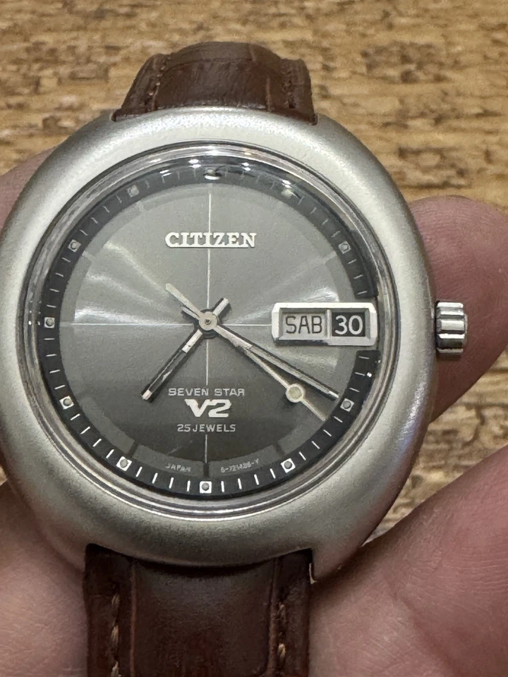 Reloj Automático Hombre Citizen Seven Star V2 4-720130-k De Colección Usado Foto 1 de 4