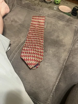 Corbata Hombre Roundtree y York Toda Seda Hecha a Mano EE. UU. Clásica Foto 1 de 2