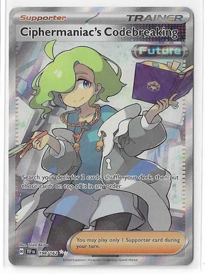 Ciphermaniac's Codebreaking 198/162 SV05: Temporal Forces Holo S&V NM - Image 1 of 2