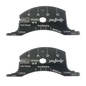 2 Pezzi 4/4 Ponte per Violino Modello Strumenti per Liutai - Foto 1 di 6