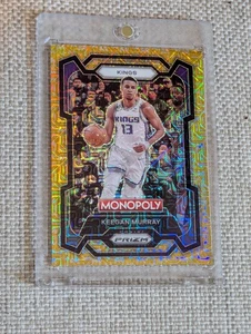 2023-24 Panini Prizm Monopoly Keegan Murray 78 Gold Money Shimmer Prizm /500 - Picture 1 of 4