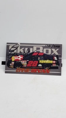 Ernie Irvan 1994 Skybox International Autograph #S1 - Image 1 of 4