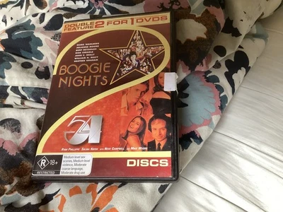 Boogie Nights 54 Double Feature R18+ DVD Region 4 AUS Mark Wahlberg P.T Anderson - Image 1 of 2