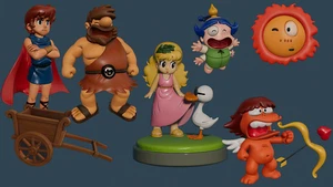 DIORAMA ALLE FIGUREN Pollon kombiniert Ärger Es war einmal Action Figuren - Bild 1 von 2