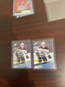 2020-21 Upper Deck Young Guns + FRENCH Jeunes Loups Ryan McLeod RC Lot