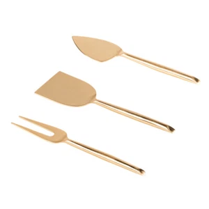 Service de 3 couteaux à fromage Elite métal 17x5 cm - Imagen 1 de 1