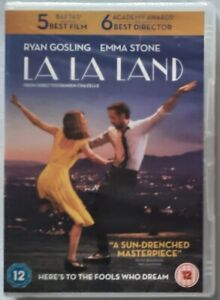 LA LA LAND - RYAN GOSLING, EMMA STONE - REG 2 DVD - NEW & SEALED