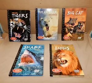 Natural Killers Predators Close Up #1-2-3-4-6 DVD 5 Book Set Cats & Bears 238Y - Picture 1 of 5