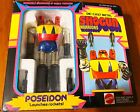 Shogun Warriors Poseidon Complete Open Box Vintage Diecast Japanese Robot 1977 For Sale