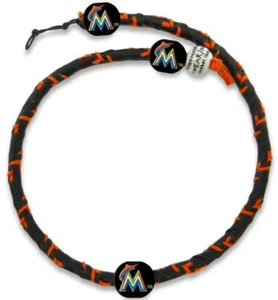 Milwaukee Brewers Team Color Frozen Rope Baseball Necklace [NEW] Jewelry Leather - Picture 1 of 1