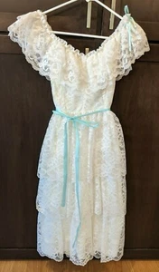 Girl's Vintage Alfred Angelo Dance Allure Fancy Dress - Size label missing 5/6? - Picture 1 of 5