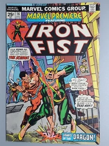 Marvel Premiere #16 IRON FIST 1974 2nd app Iron Fist Combined Condition - Picture 1 of 8