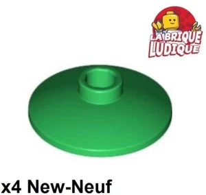 LEGO 4x Radar Disc Plate Strut 2x2 Green/Green 4740 New - Picture 1 of 1