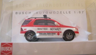 Busch 48514 H0 Autovettura MB Classe M Drk Associazione Quartiere Säckingen IN - Immagine 1 di 2