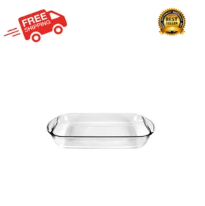 9''x13'' Casserole Dish Rectangular Baking Dish Pan Glass Oven Bakeware 1Pc 3QT. - Picture 1 of 9