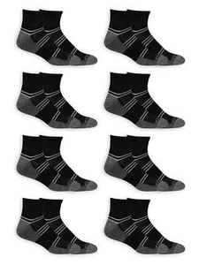 Fruit of the Loom Men's Breathable Ankle Socks 8 Pack - Picture 1 of 3