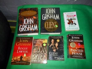 Lot of 7 Books John Grisham Vintage Paperback Thriller True Crime Suspense - Picture 1 of 9