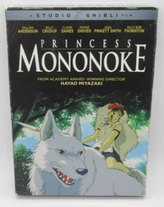 PRINCESS MONONOKE ANIME DVD MOVIE, STUDIO GHIBLI FILM, GILLIAN ANDERSON, CLAIRE - Picture 1 of 2