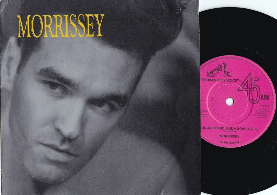 Morrissey ORIG UK PS 45 Ouija board EX ’89 HMV POP1622 Alt Rock Smiths - Image 1 of 1
