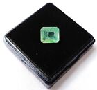 4.20 Ct Glorious Natural Green Emerald Emerald Cut EGL Certified Gemstone NSE