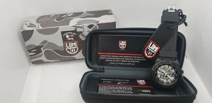 RELOJ DE CAMUFLAJE A BATHING SIMIO BAPE X STUSSY X LUMINOX NUEVO RELOJ RARO - Imagen 1 de 4