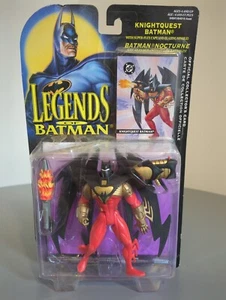 Legends of Batman Knightquest Batman Figure with Battle Wings Kenner 1994 Sealed - Picture 1 of 4