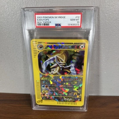 Pokemon Skyridge Box Topper #12 Kabutops Promo Holo 2003 PSA 10 Gem Mint - Image 1 of 4