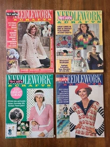 8 Vintage McCall’s Needlework And Crafts Knit & Crochet Magazines 1970s - Picture 1 of 9